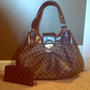 Louis Vuitton handbag and wallet