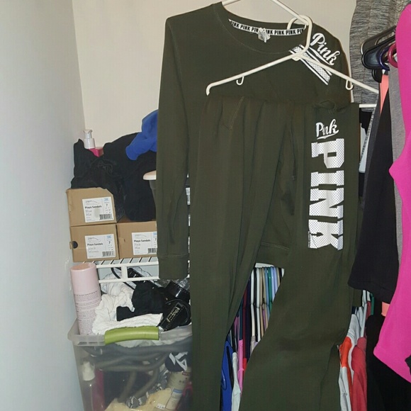 Pink sweatsuit