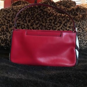 Small red Adrienne Vittadini handbag