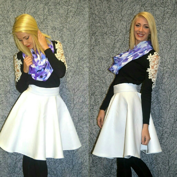 Kate stoltz Dresses & Skirts - Kate stoltz leather flared skirt