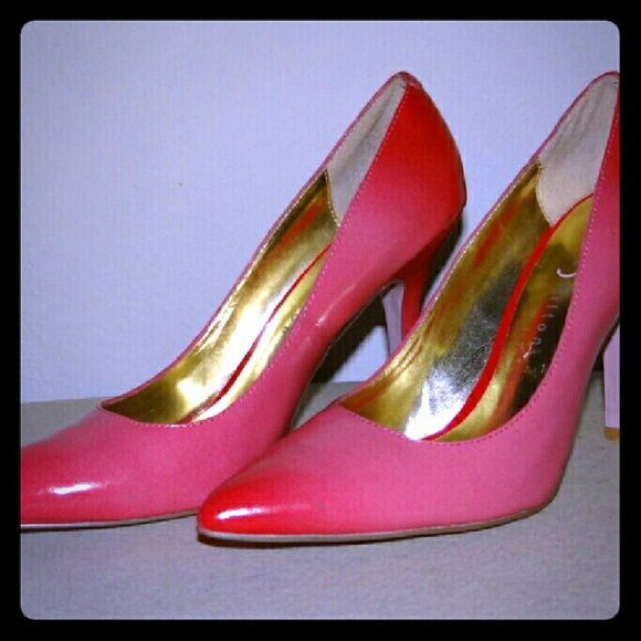 Paris Hilton Hot Pink Pumps