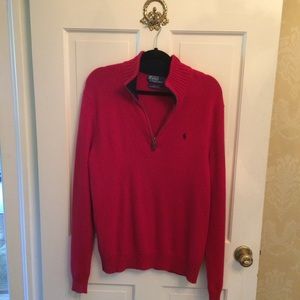 Men's polo sweater size medium
