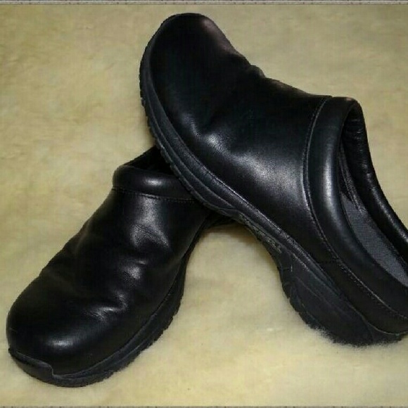 Black Merrell Encore Groove Q Form Clogs