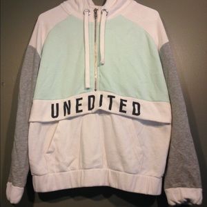Color blocking hoodie