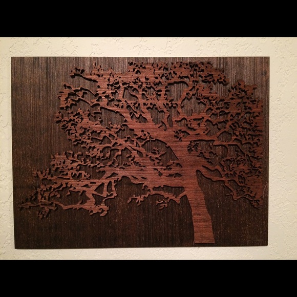 SALE! Final. Wood Art Tree Over Water