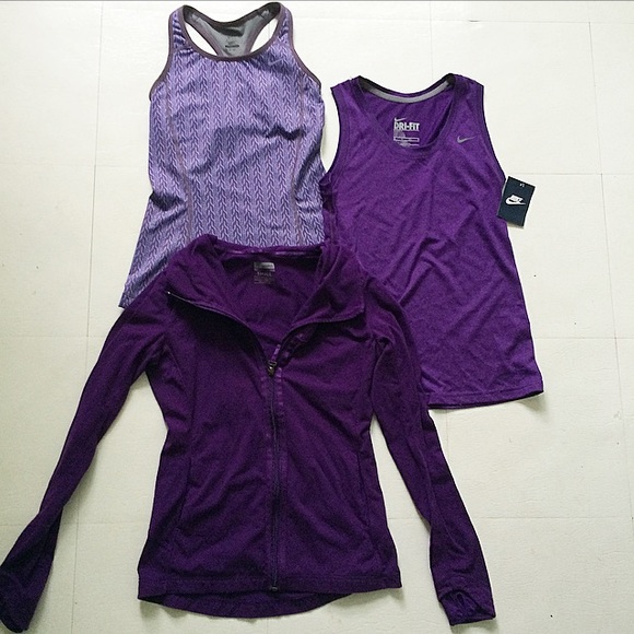 SOLD! Nike Bundle Purple Small