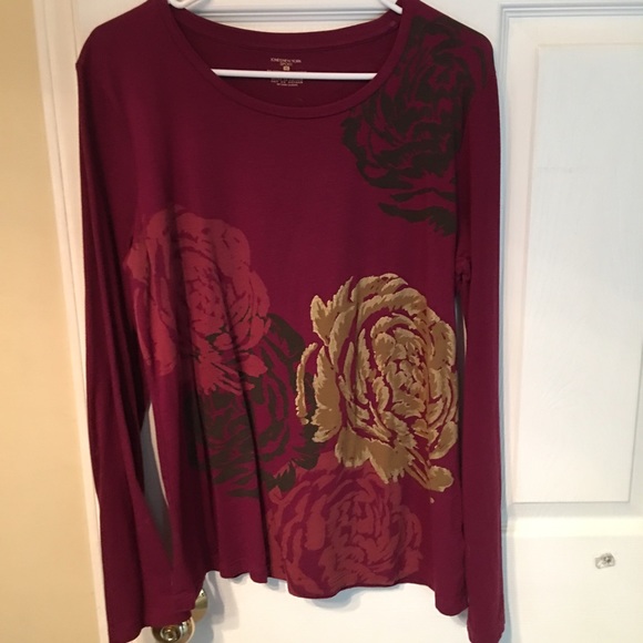 Jones New York Long Sleeve Tee Sz XL