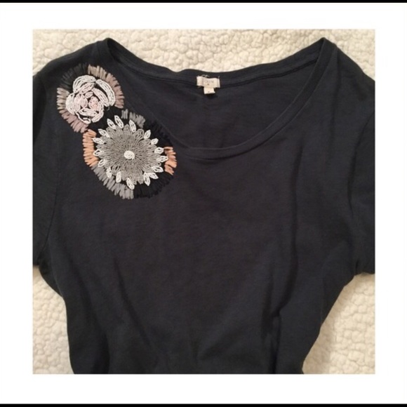 🔴CLEARANCE🔴  J CREW Beaded Top - Picture 2 of 4