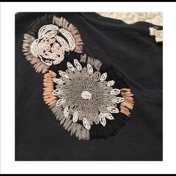 🔴CLEARANCE🔴  J CREW Beaded Top - Picture 3 of 4