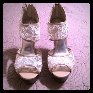 Spring/Summer lace wedges