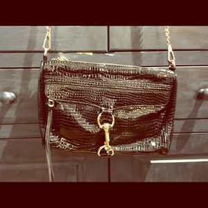 Rebecca Minkoff Faux Snakeskin Cross Body Bag