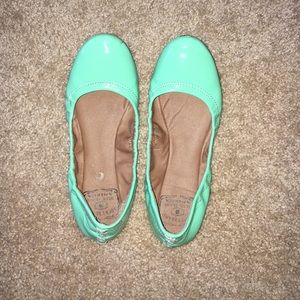 Mint Green Lucky Brand Ballet Flats