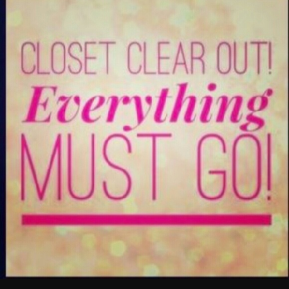 Closet clear out