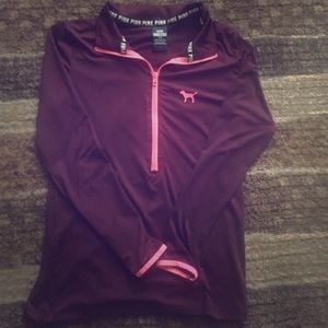 PINK Victoria's Secret Burgundy Pullover