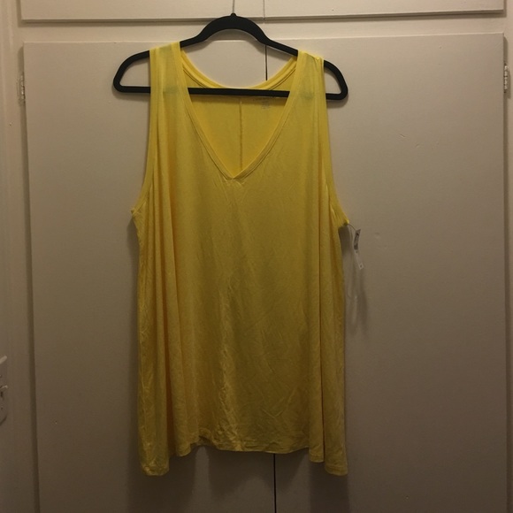 Lane Bryant Yellow Top