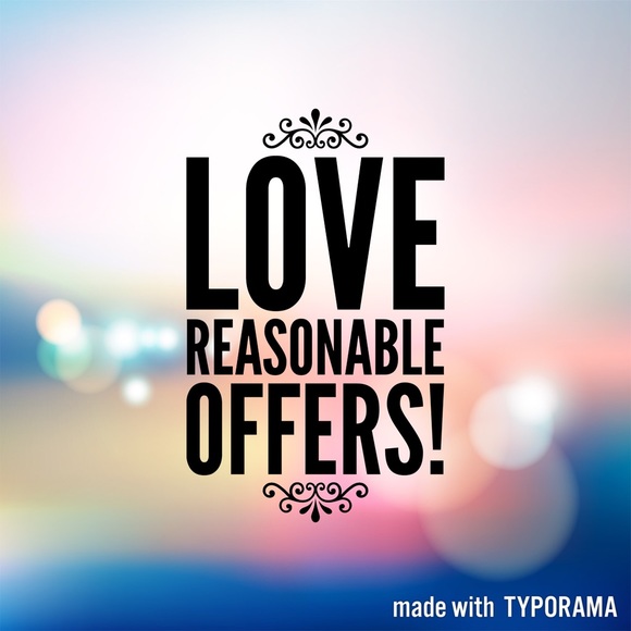 All reasonable offers considered
