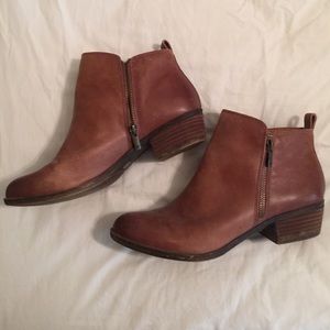 Lucky brand booties. Size 10.
