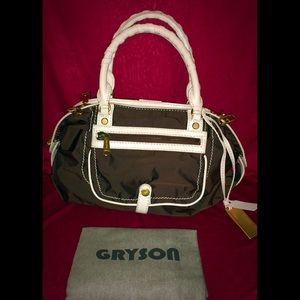 Classic Gryson Skye satchel w/ suede interior