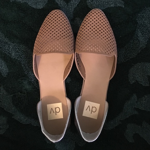 Brown Toned Gold Accented Flats