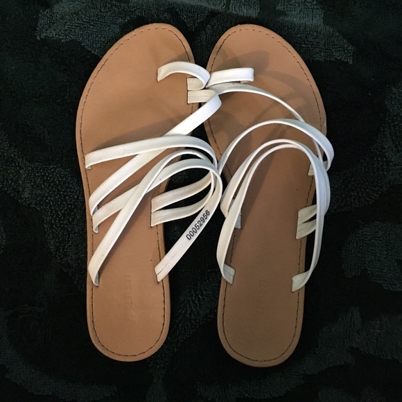 White Strapped Sandals