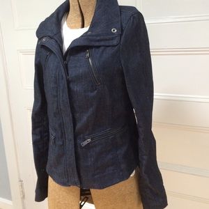 Ann Taylor  Dark Blue Denim Jacket Size 4