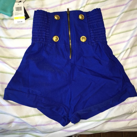 BLUE 💙💙 High waisted shorts