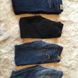 4 pairs of size 6 jeans.
