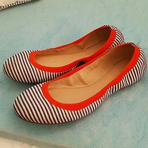 Cute striped flats