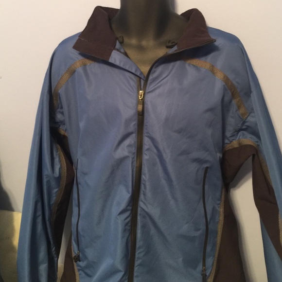 Blue StormCreek xl windbreaker 100 poly jacket