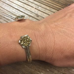 Kendra Scott gold druzy cuff