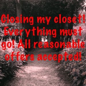 Closet closing sale!