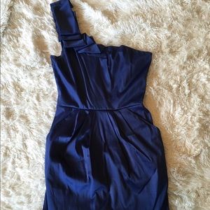 Blue Charlotte Russe one shoulder dress