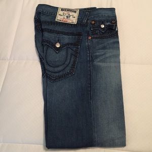 Mens True Religion jeans.