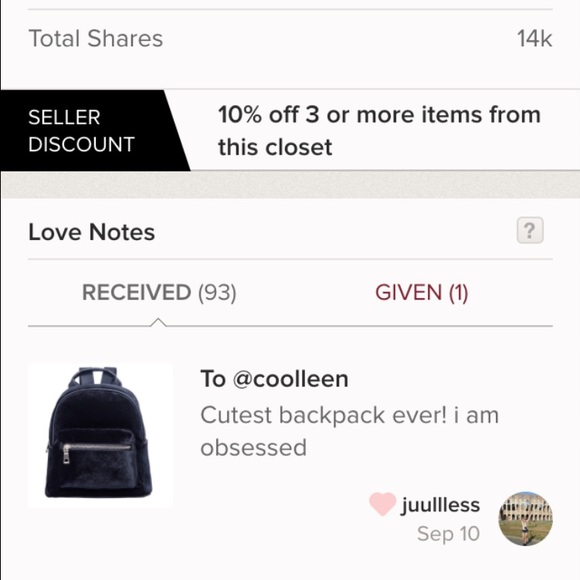 Black Velvet Mini Backpack - Picture 4 of 4