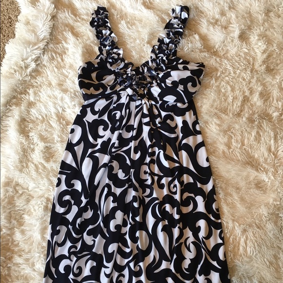 Navy blue and white TJ Maxx dress
