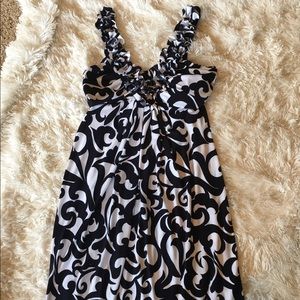Navy blue and white TJ Maxx dress