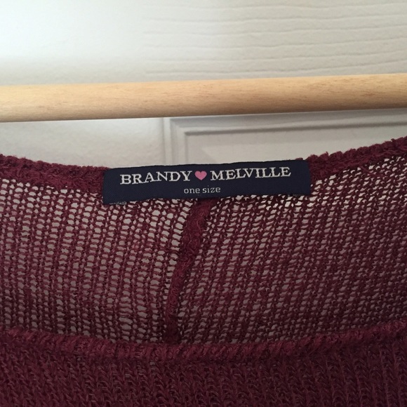 Brandy Melville Cotton Mesh Top.