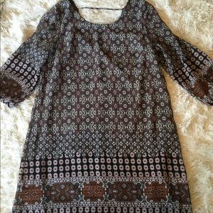 Mixed pattern charlotte russe dress