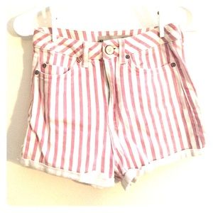 High waisted short shorts