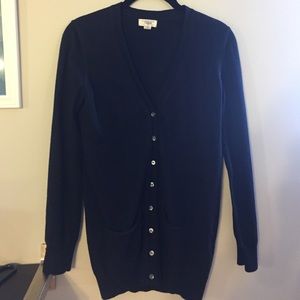 Lands' End Canvas cardigan black size xs