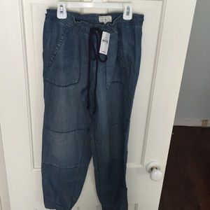 Lou & Grey chambray jogger