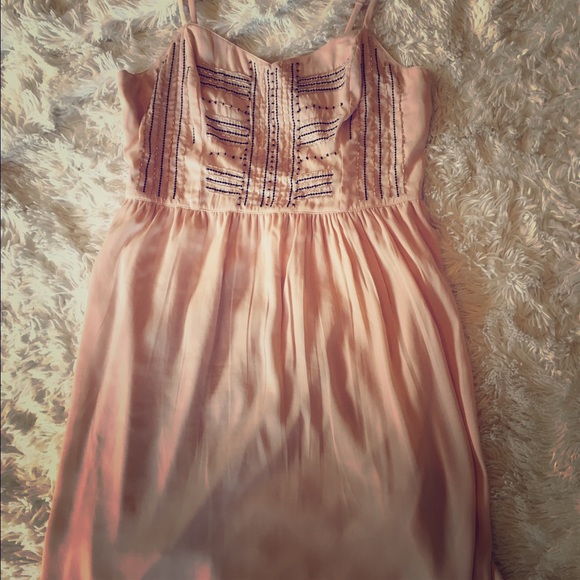 Pink beaded American eagle cocktail dress