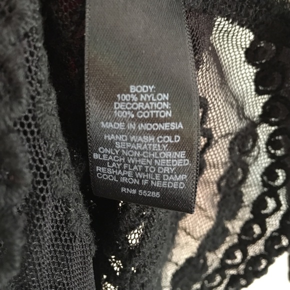 Black Express Lace Top - Picture 3 of 3