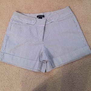 WHBM pinstripe shorts