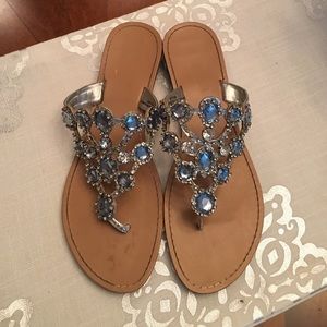 Bling thong sandals💎