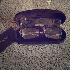 Tom Ford Women's Rectangular Optical Frame TF5206