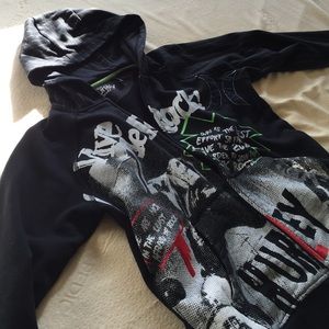 Hurley zip up hoodie-SOLD on meric