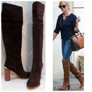 MICHAEL KORS Regina  OVER THE KNEE boot SZ 8 EUC