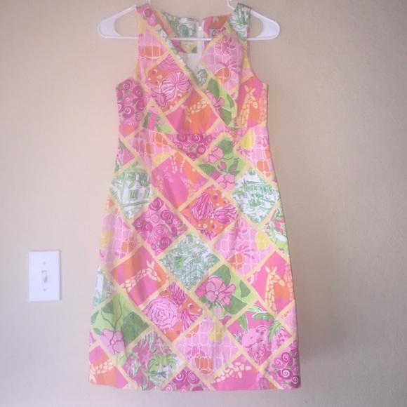 Vintage 90's Lilly Pulitzer shift dress 🌺🌷