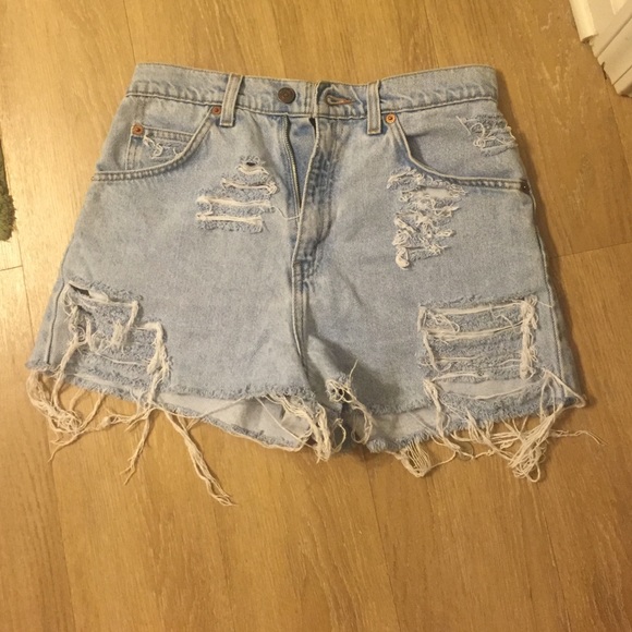 Vintage Levi high-waisted shorts